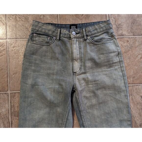 BDG Urban Outfitters sz 26 Mom High Rise denim Jeans blueish green wash B4 - Picture 3 of 6